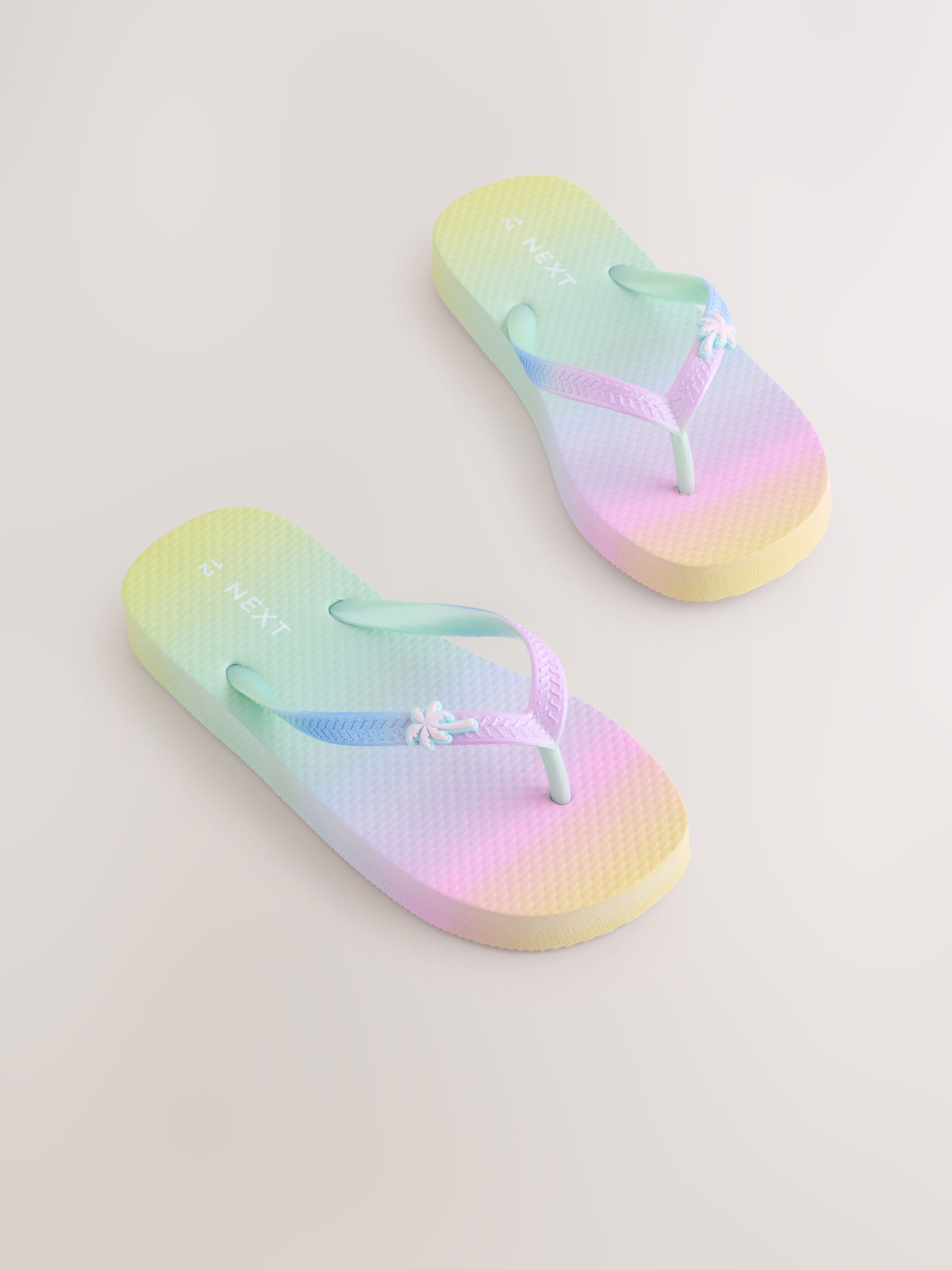 Rainbow Flip Flops image 1