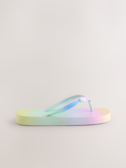 Rainbow Flip Flops image 2