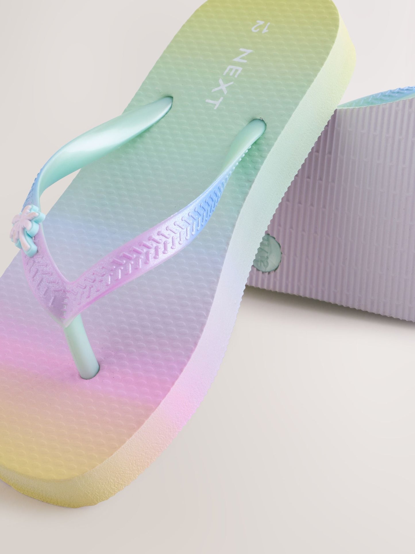 Rainbow Flip Flops image 3