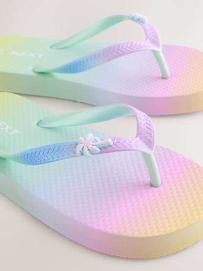 Rainbow Flip Flops image 4