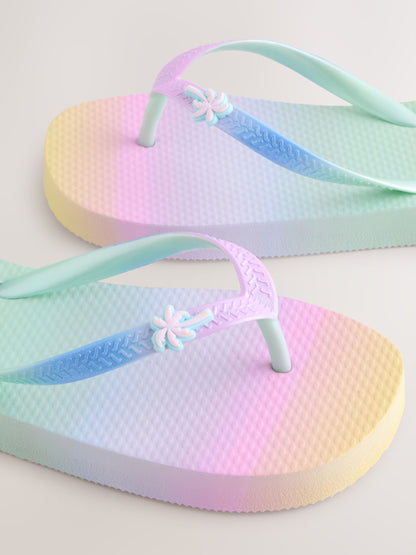 Rainbow Flip Flops image 5
