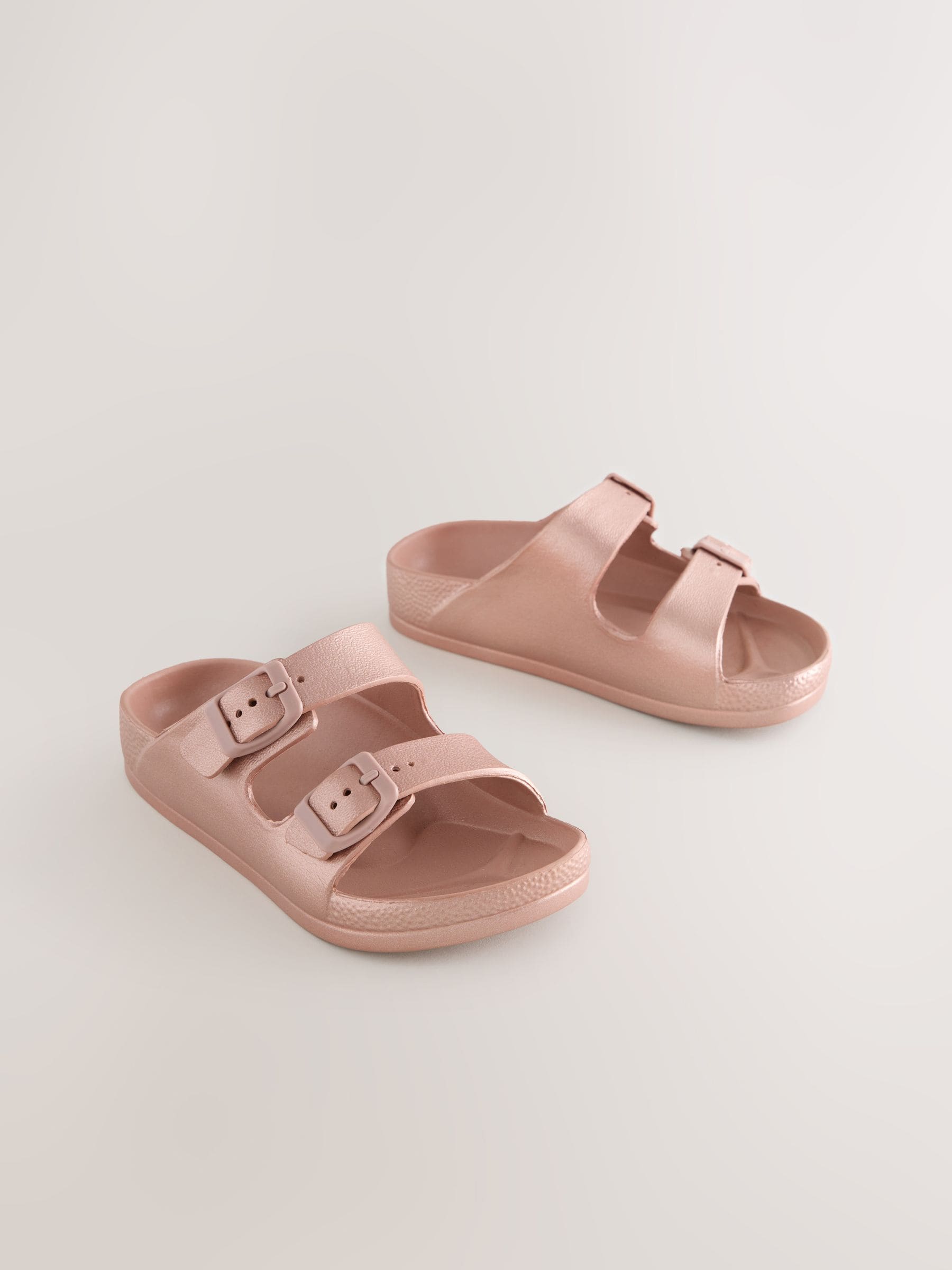 Rose Gold Buckle Sliders image 1