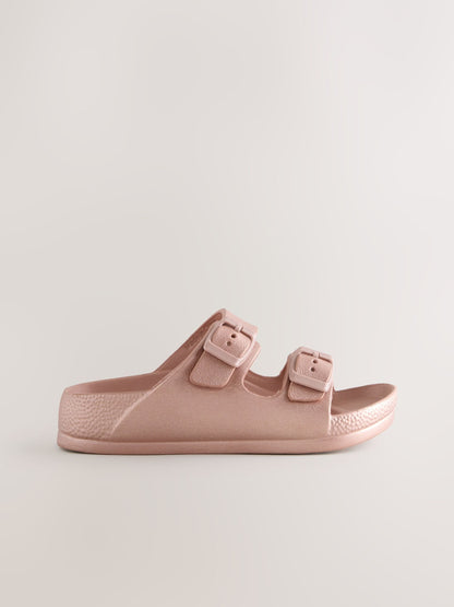 Rose Gold Buckle Sliders image 2