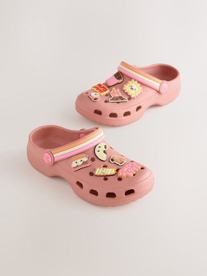 Burnt Orange Foodie Character Clogs image 1