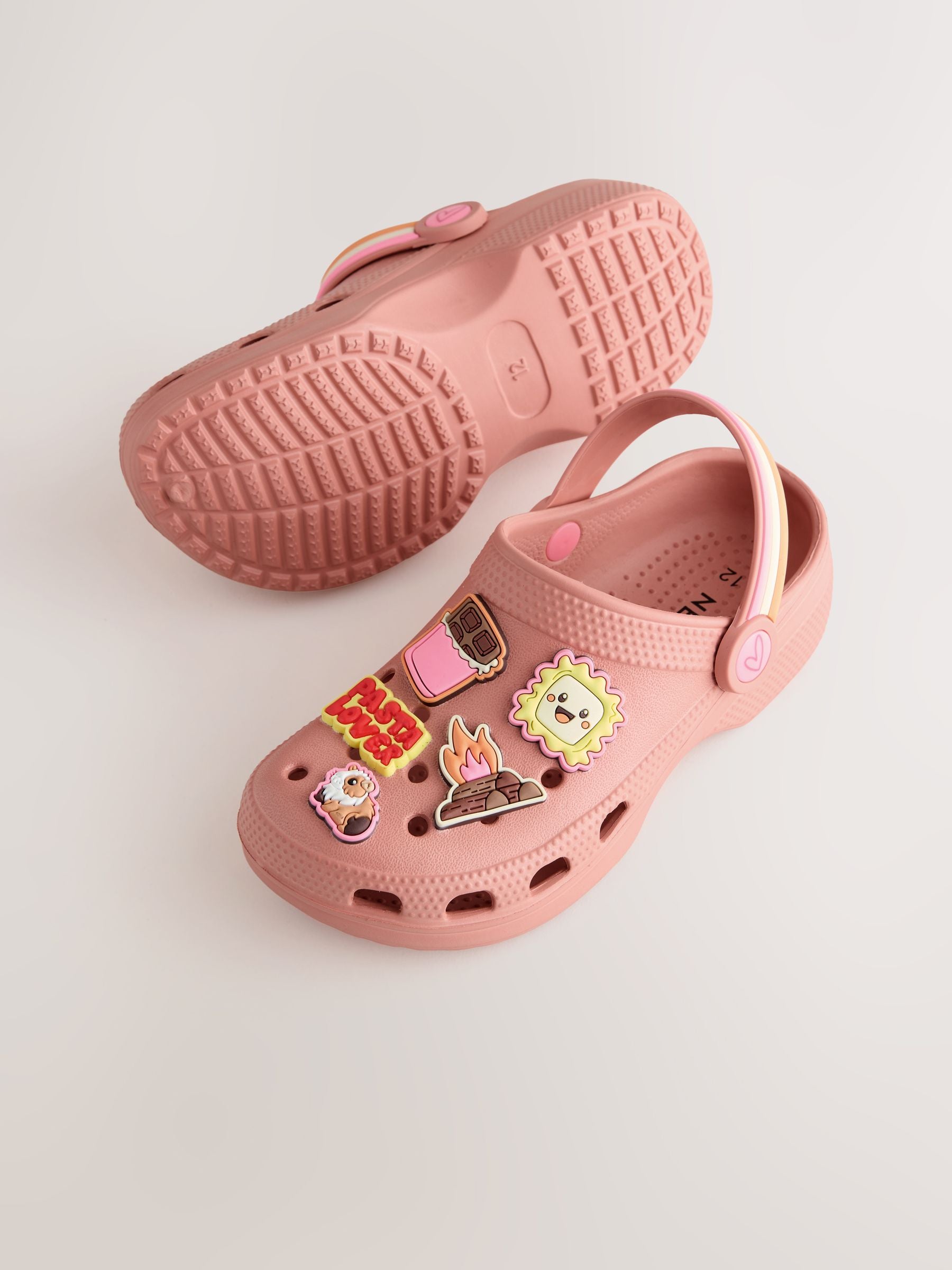Burnt Orange Foodie Character Clogs image 3
