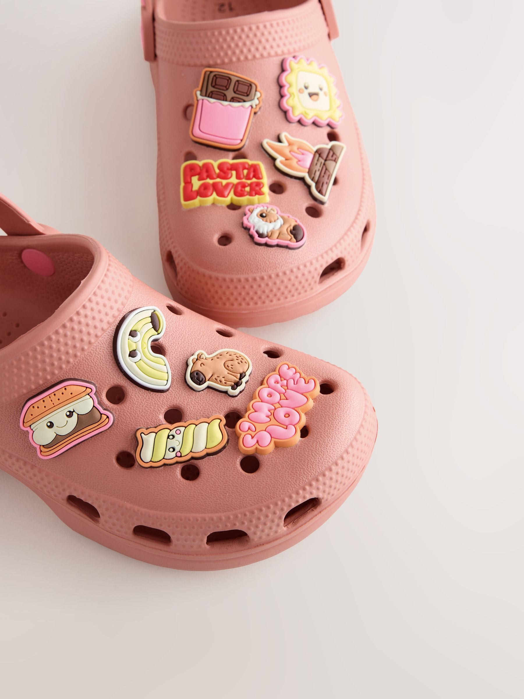 Burnt Orange Foodie Character Clogs image 5