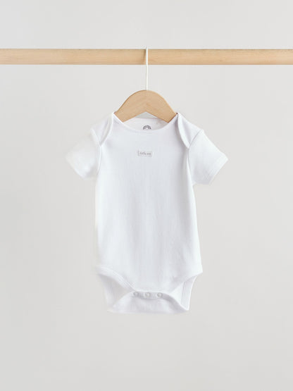 Grey Elephant Short Sleeve Baby Bodysuits 5 Pack image 8