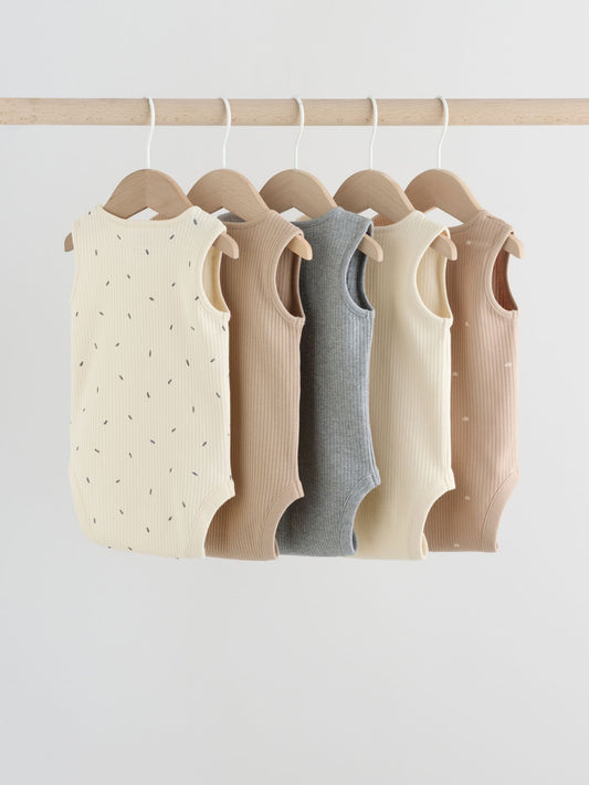 Neutral Baby Bodysuits 5 Pack image 1