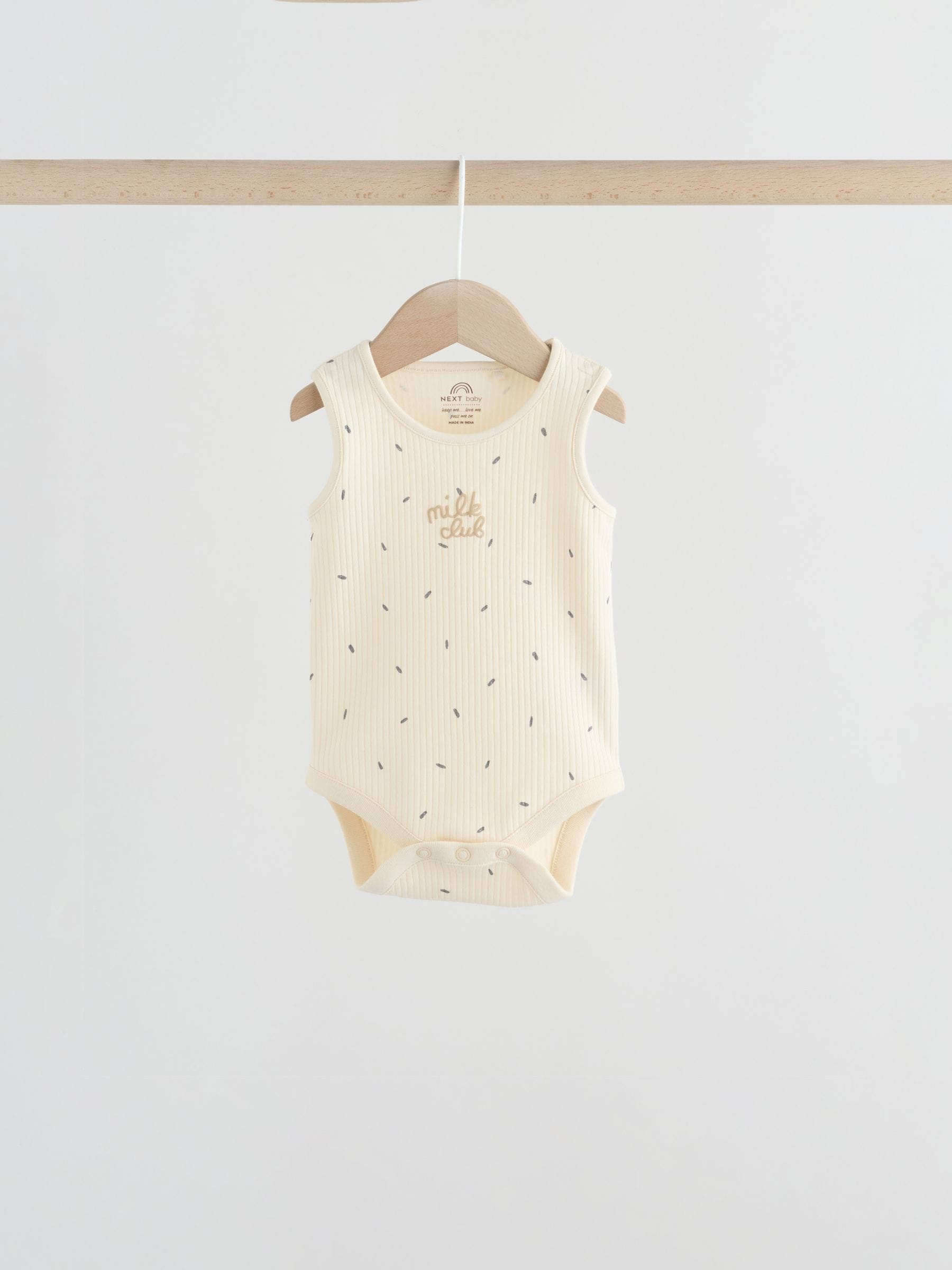 Neutral Baby Bodysuits 5 Pack image 5