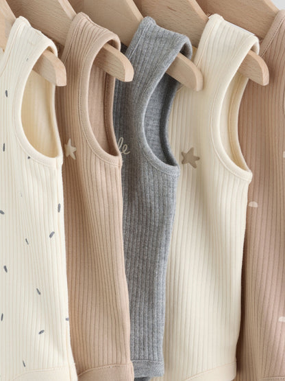 Neutral Baby Bodysuits 5 Pack image 9
