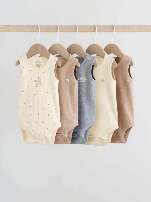 Neutral Baby Bodysuits 5 Pack image 1