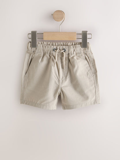 Dsiney Kidz - Navy/Stone/Chambray Blue Pull On Shorts 3 Pack (3mths-7yrs) image 3