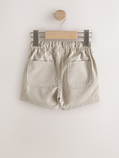 Dsiney Kidz - Navy/Stone/Chambray Blue Pull On Shorts 3 Pack (3mths-7yrs) image 4