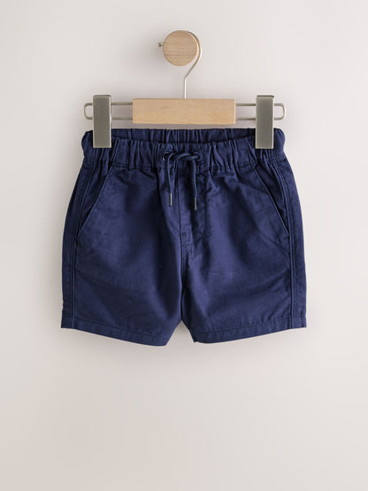 Dsiney Kidz - Navy/Stone/Chambray Blue Pull On Shorts 3 Pack (3mths-7yrs) image 5