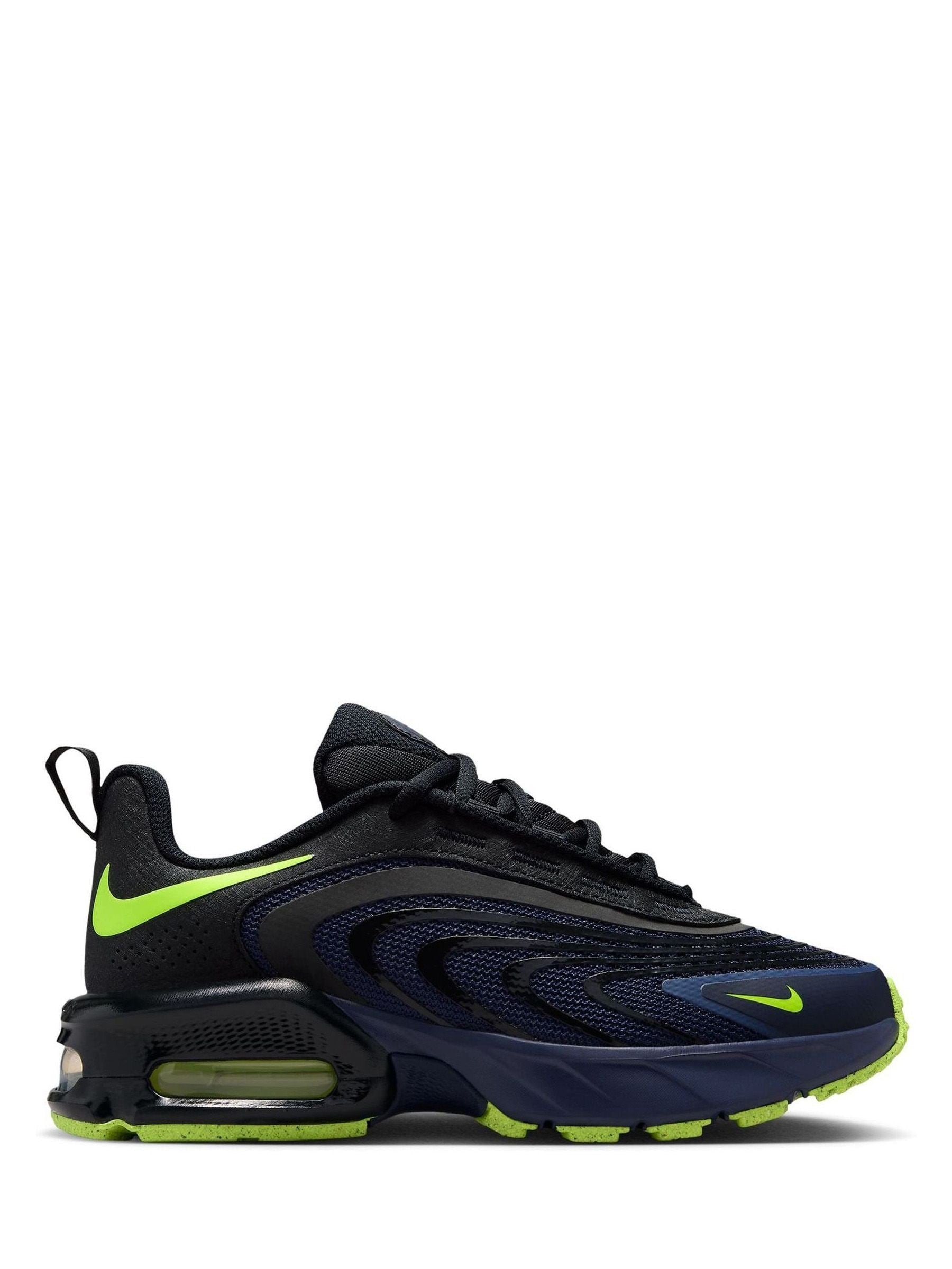 Nike Black/Blue Youth Air Max Fire Trainers image 2