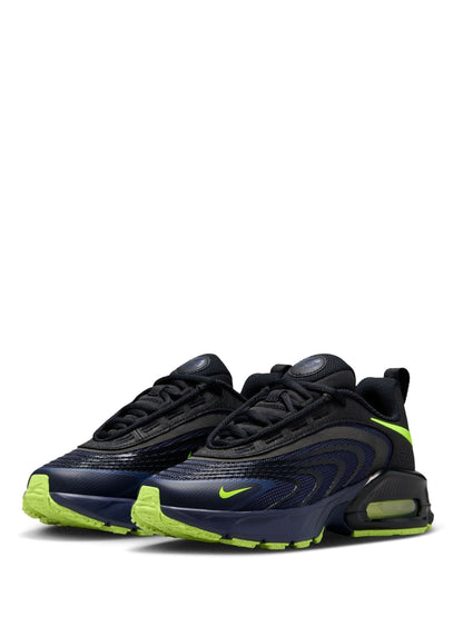 Nike Black/Blue Youth Air Max Fire Trainers image 3