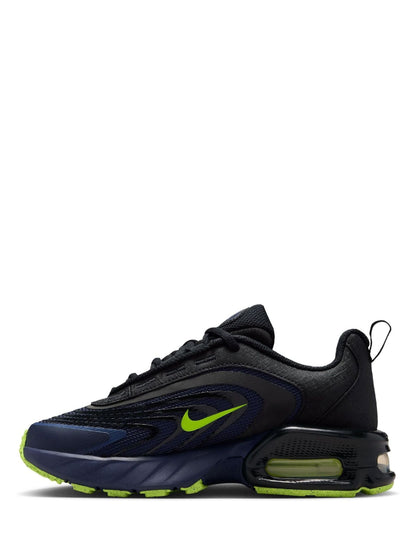 Nike Black/Blue Youth Air Max Fire Trainers image 6