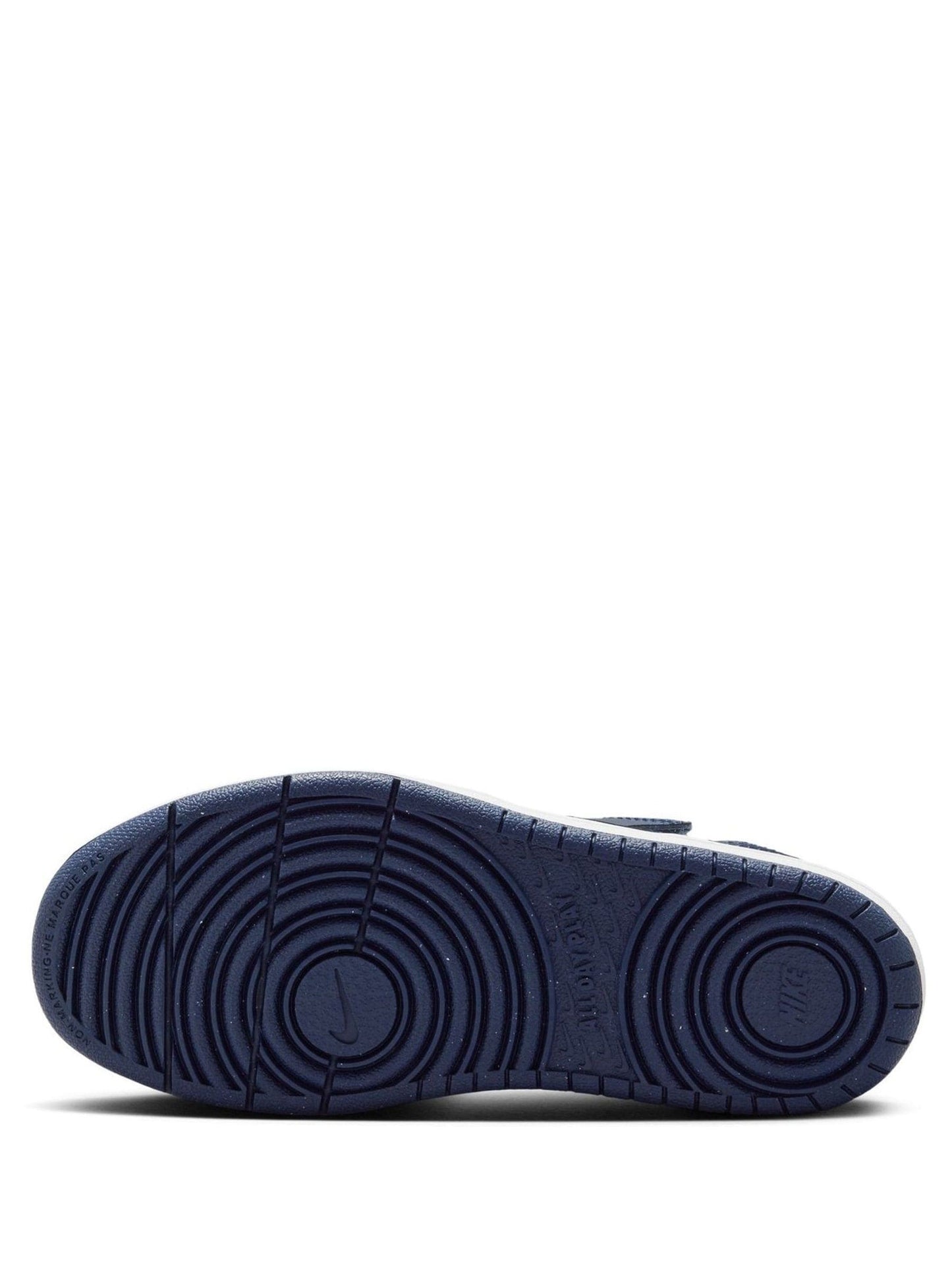 Nike Navy Blue/White Junior Court Borough Low Recraft Trainers image 8