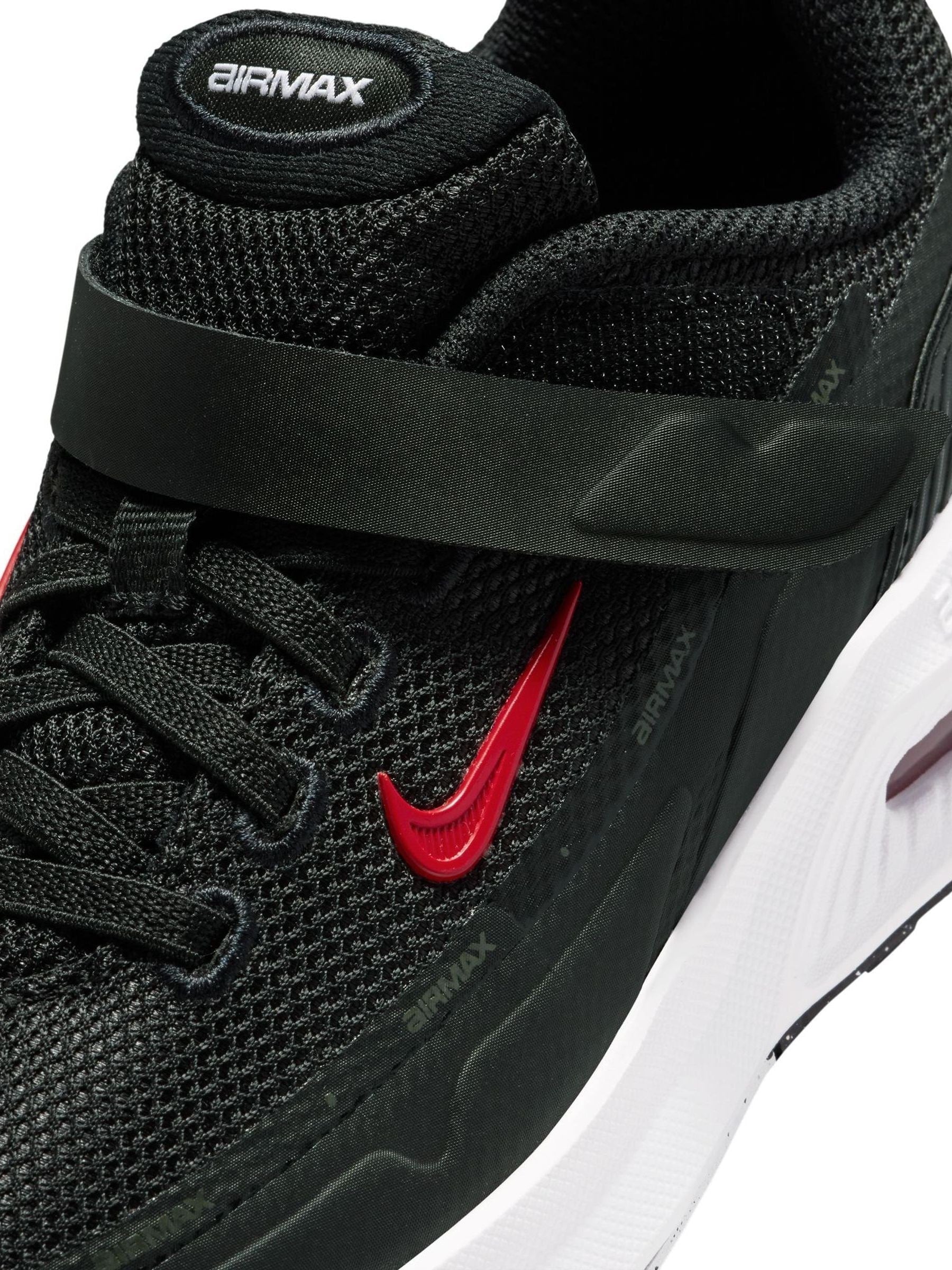 Nike Black/White Red Junior Air Max Bia Trainers image 10