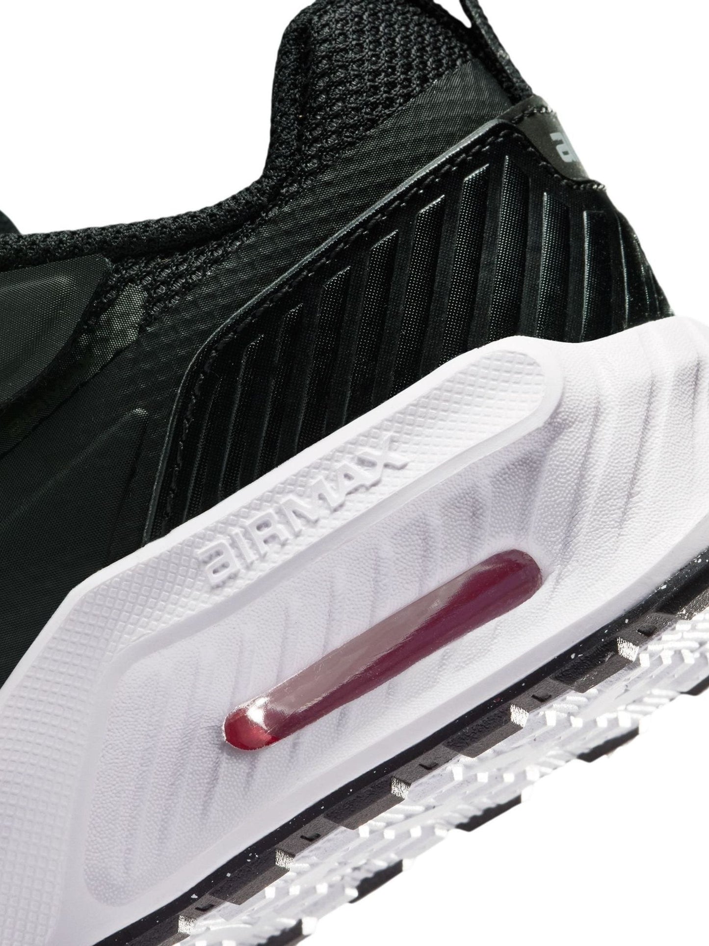 Nike Black/White Red Junior Air Max Bia Trainers image 11
