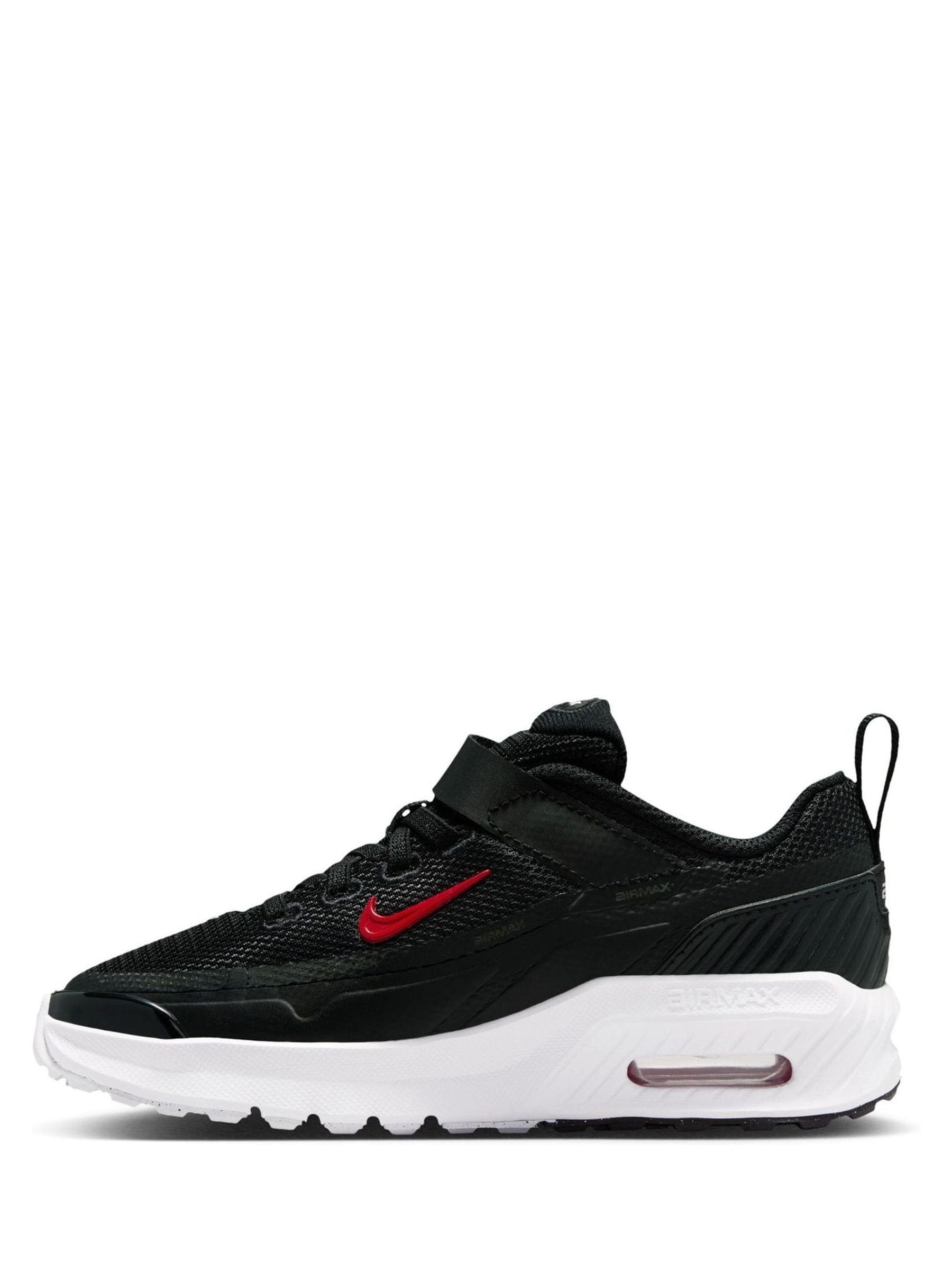 Nike Black/White Red Junior Air Max Bia Trainers image 4