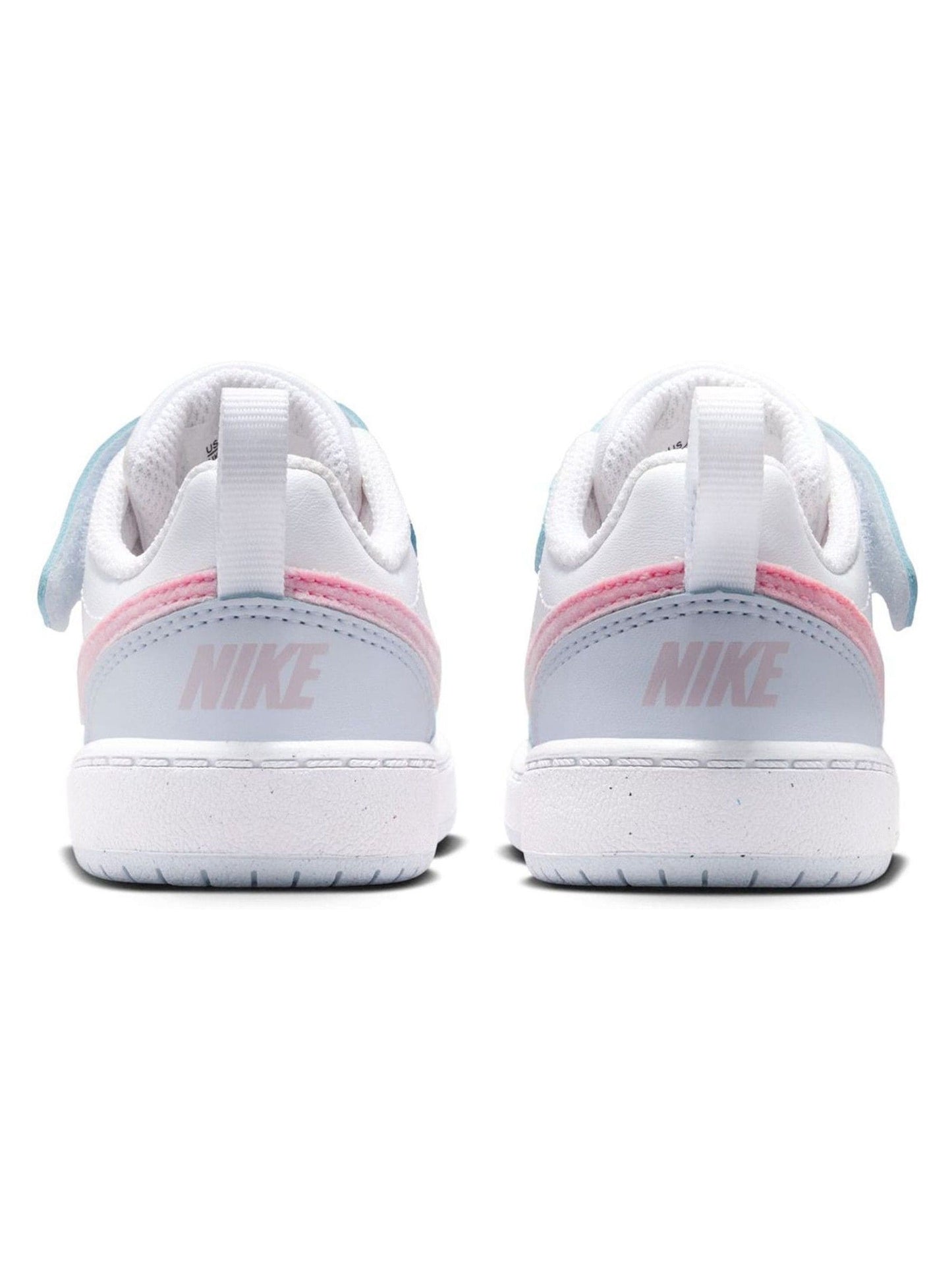 Nike White/Pink Grey Infant Court Borough Low Recraft Trainers image 3
