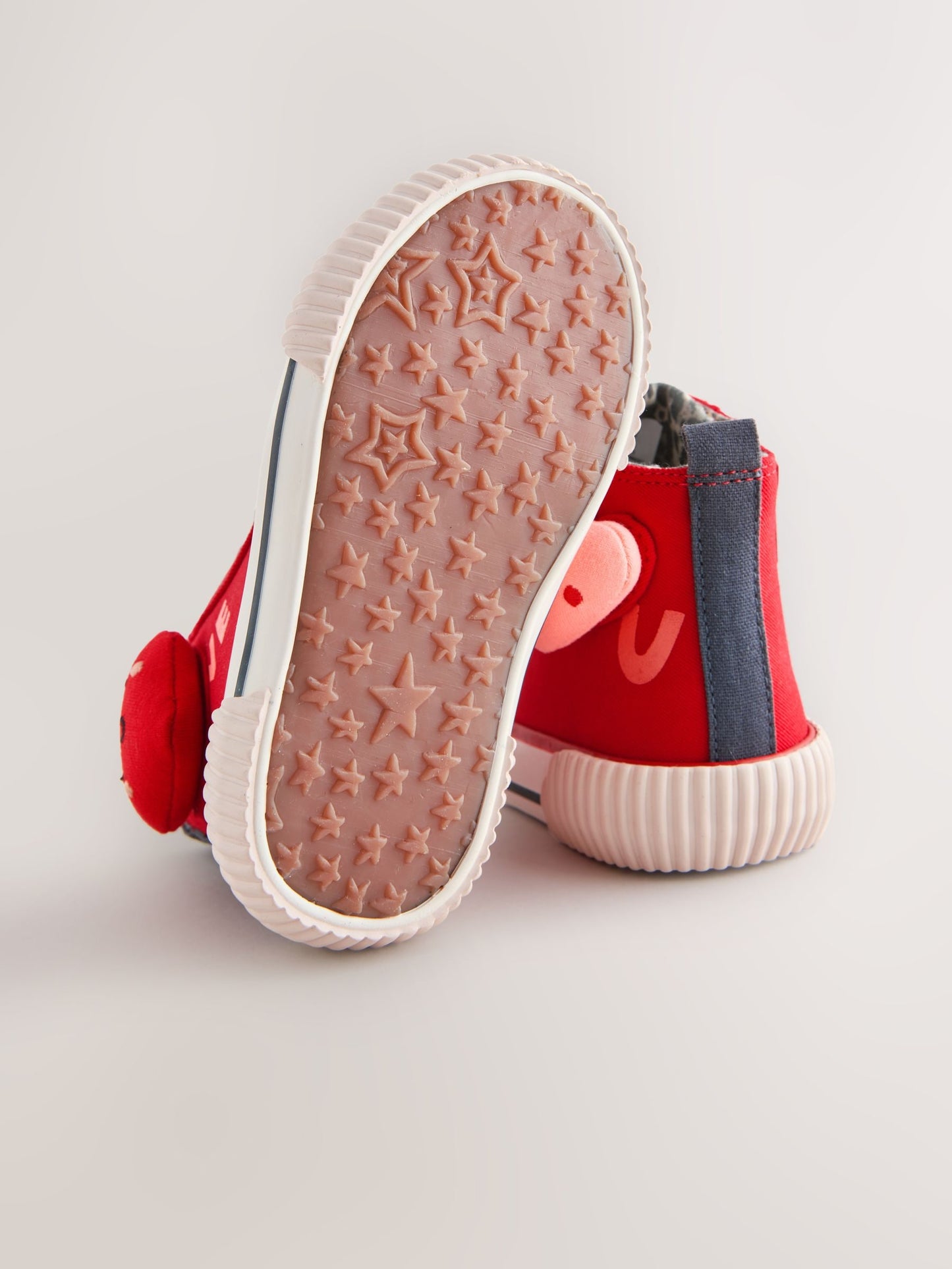 Red Heart Standard Fit (F) High Top Trainers image 6