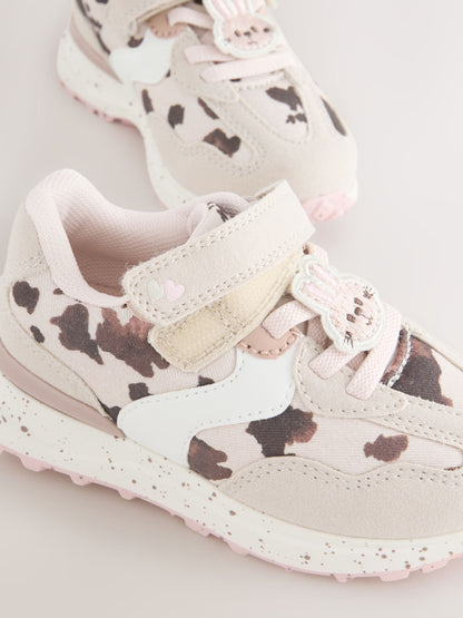 Neutral Animal Elastic Lace Touch Fastening Trainers image 3