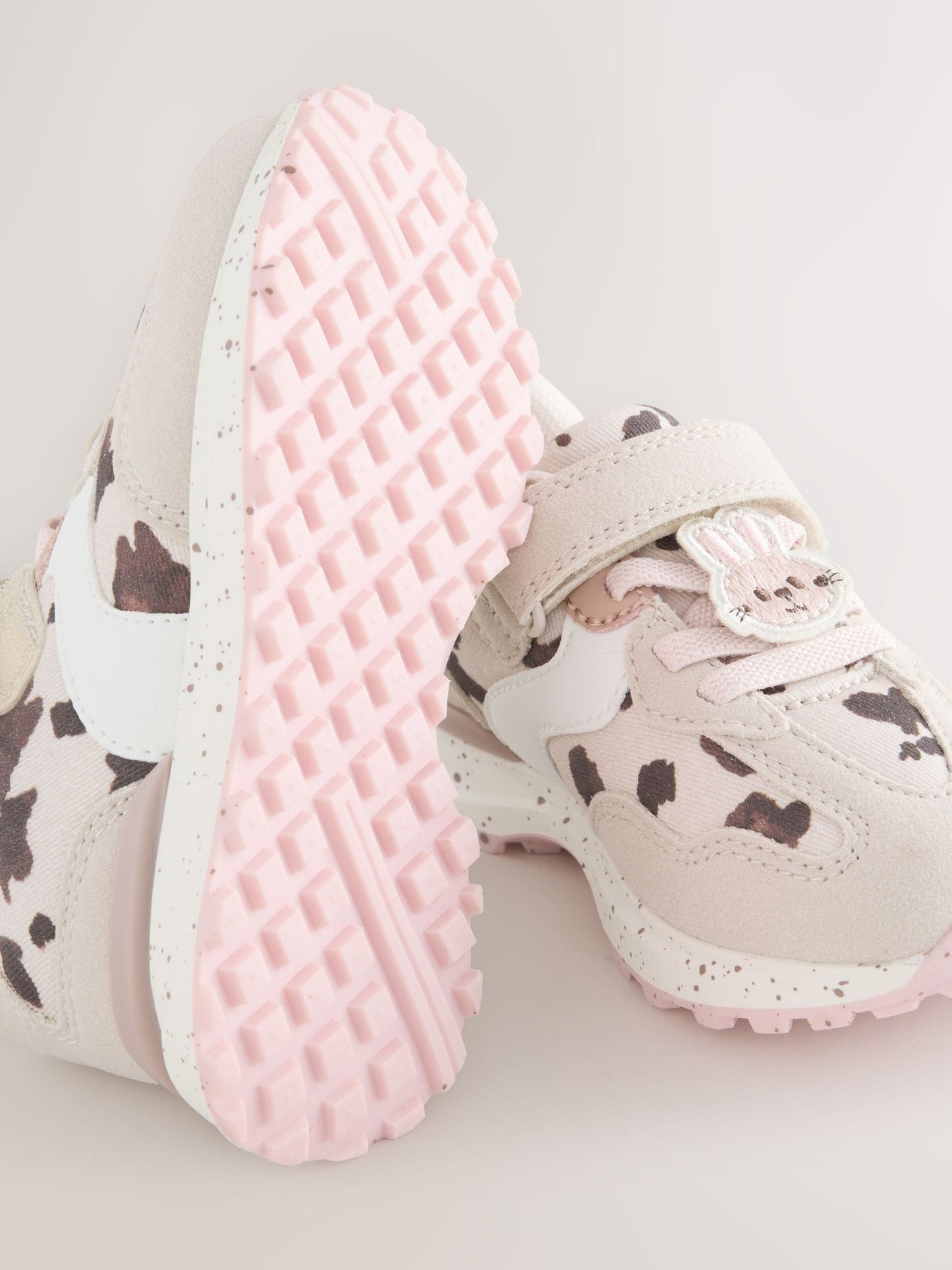Neutral Animal Elastic Lace Touch Fastening Trainers image 4