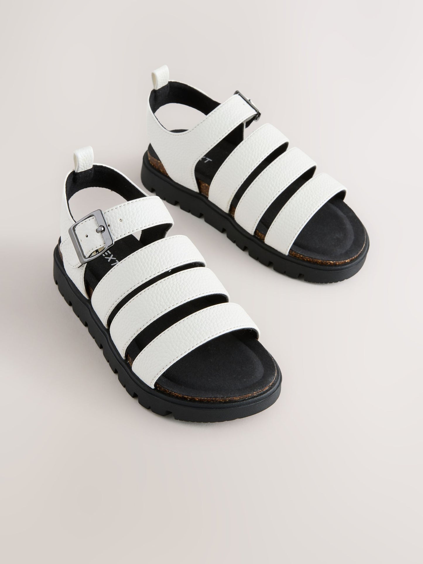Bone White Chunky Sandals image 1