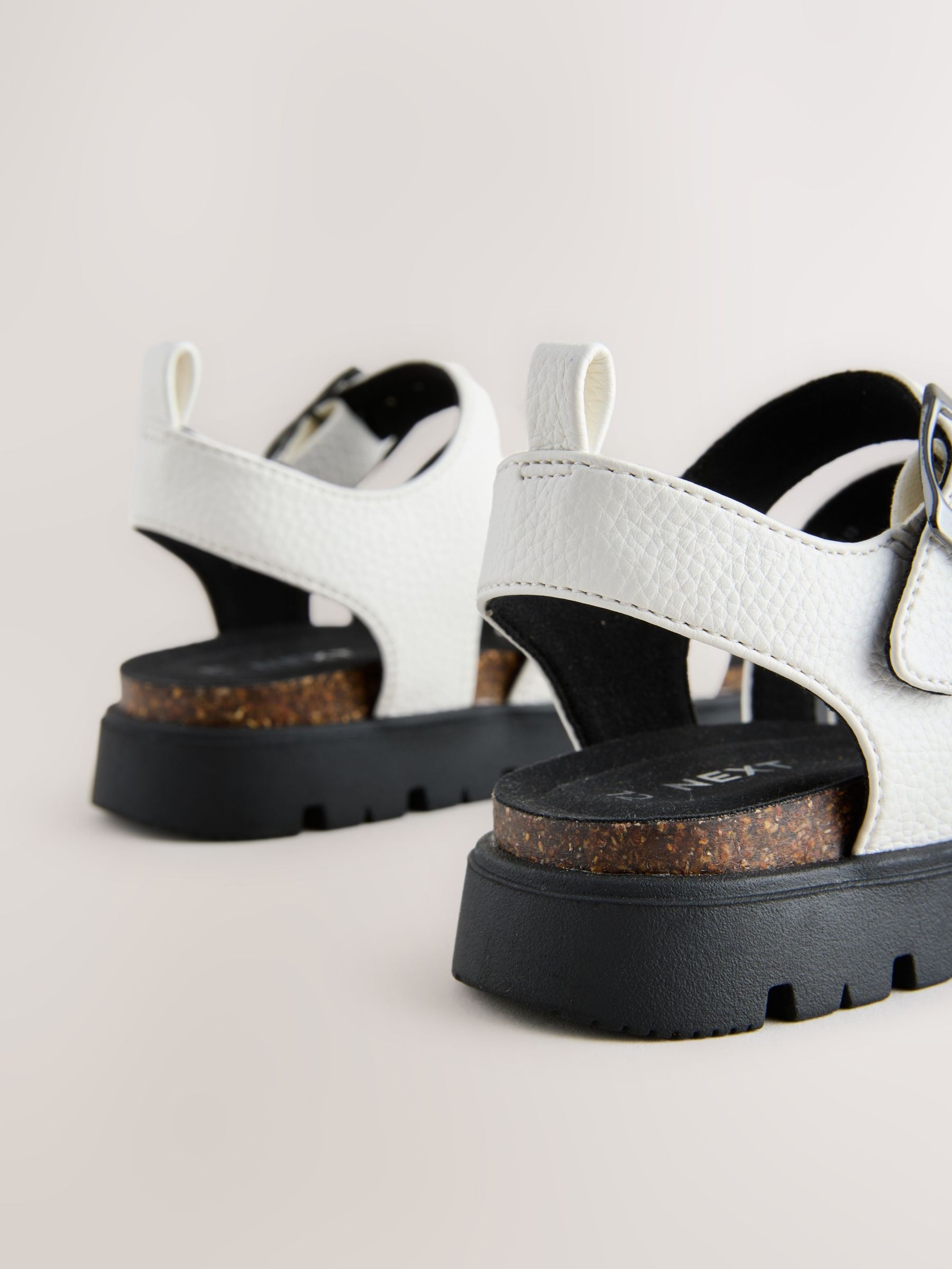 Bone White Chunky Sandals image 3