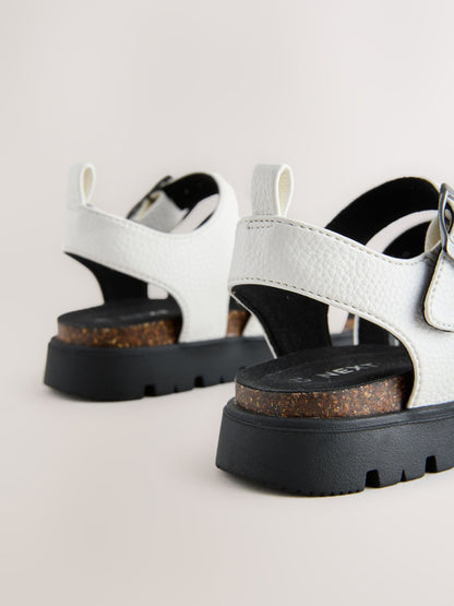 Bone White Chunky Sandals image 3