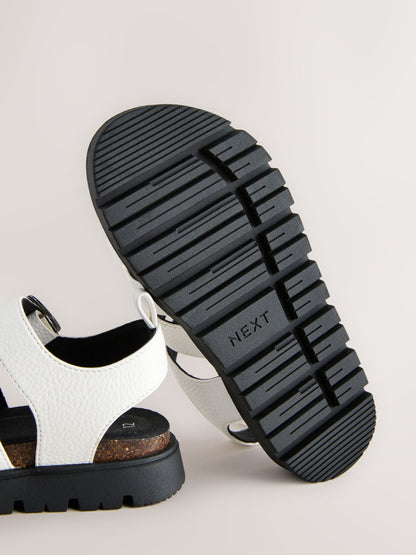Bone White Chunky Sandals image 5