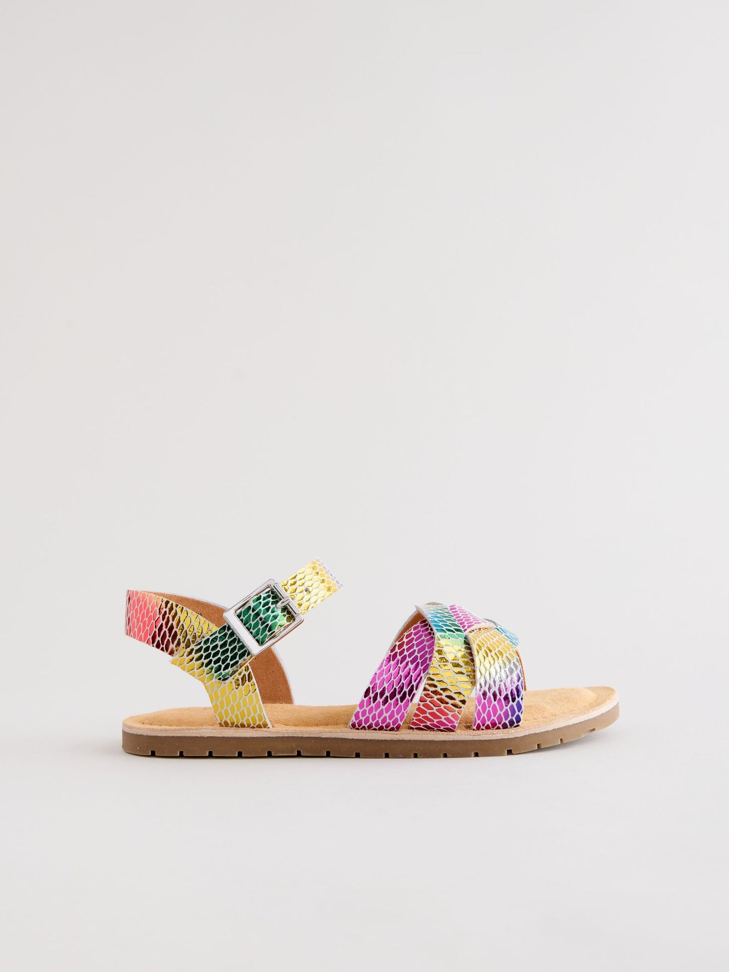 Rainbow Standard Fit (F) Leather Woven Sandals image 2