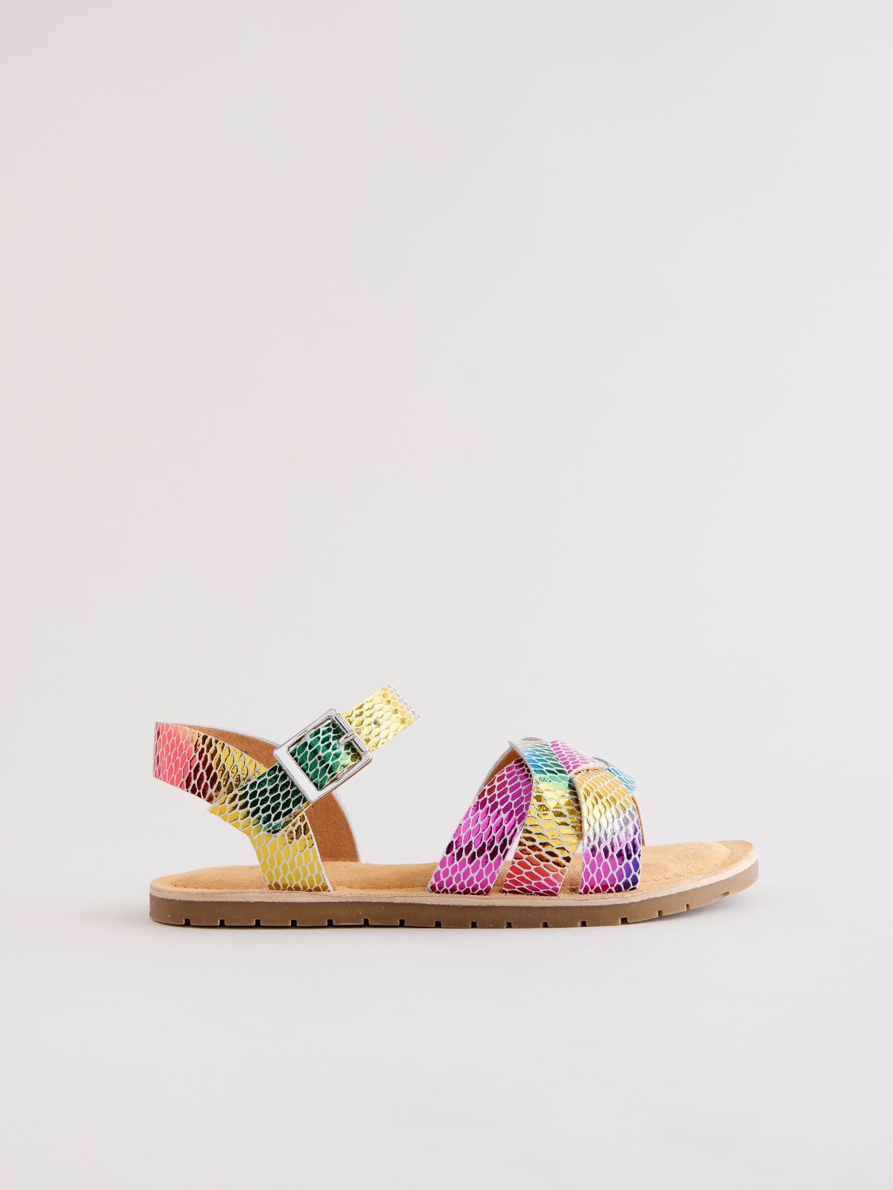 Rainbow Standard Fit (F) Leather Woven Sandals image 2