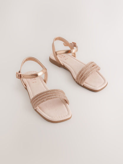 Rose Gold Occasion Sandals image 1