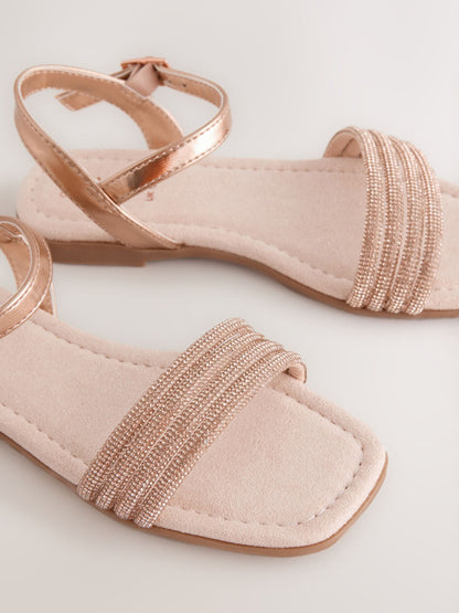 Rose Gold Occasion Sandals image 4