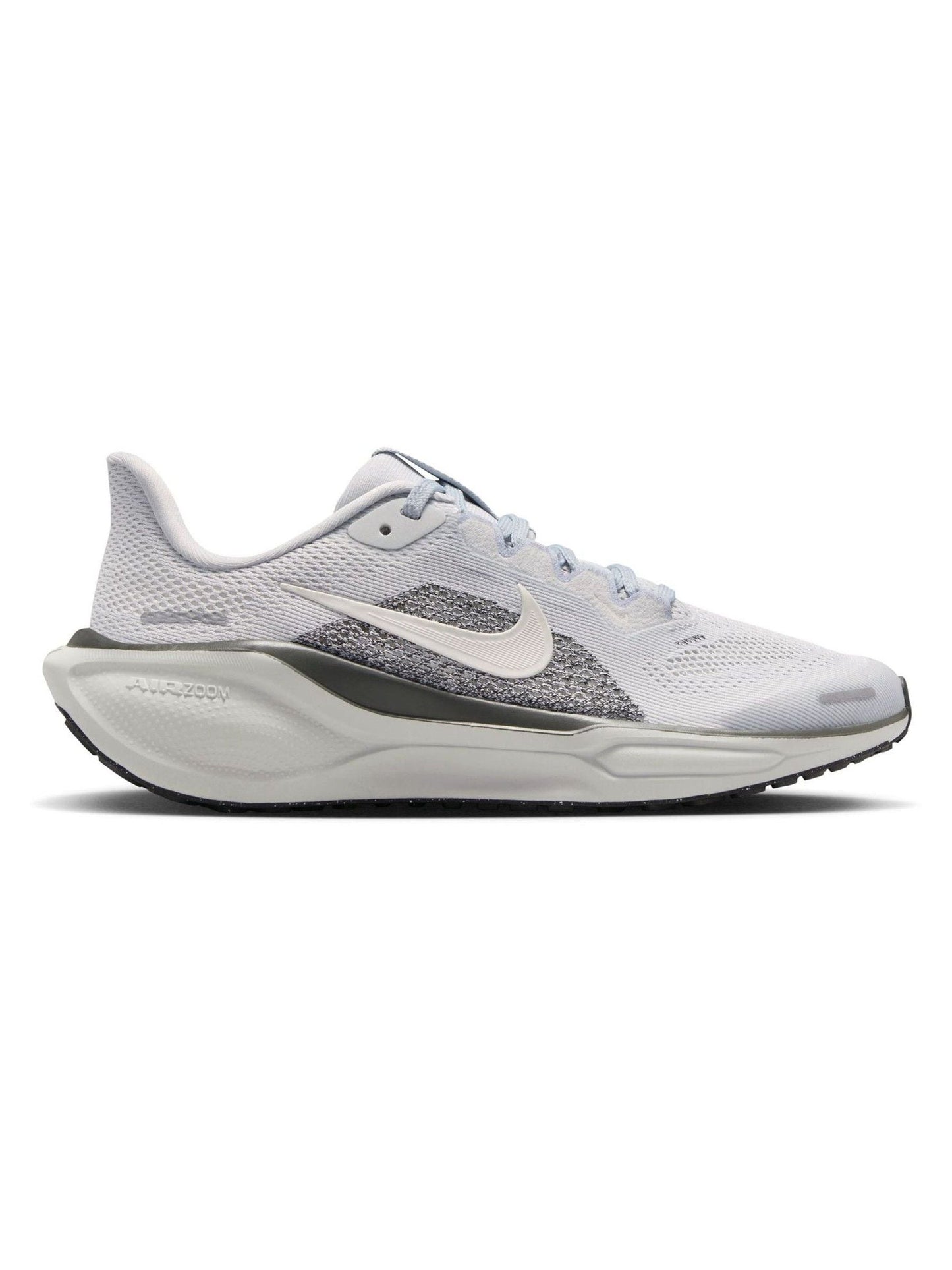 Nike White Grey Youth Air Zoom Pegasus 41 Running Trainers image 1
