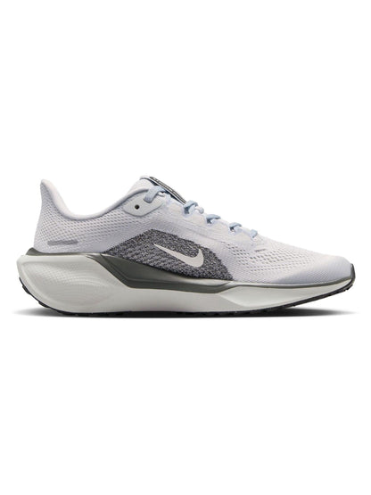 Nike White Grey Youth Air Zoom Pegasus 41 Running Trainers image 3
