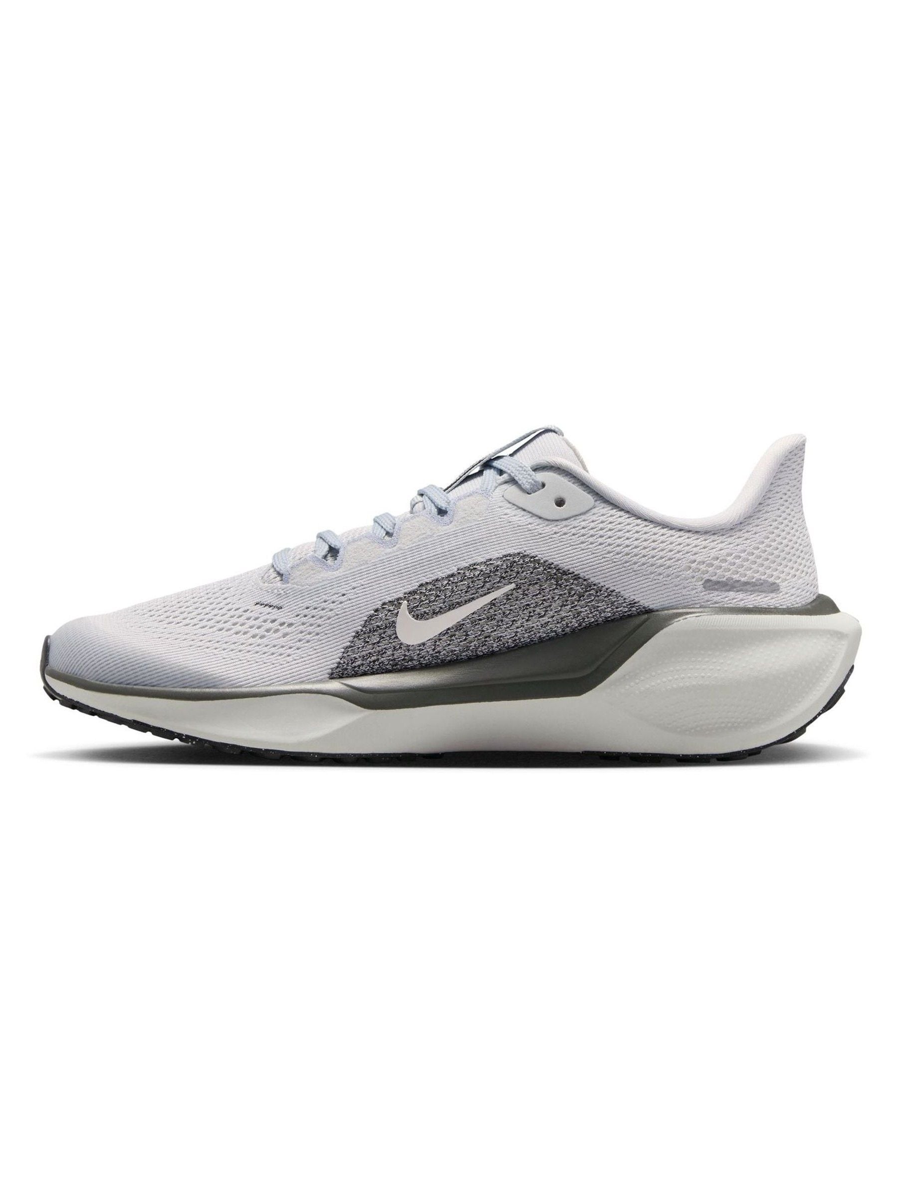 Nike White Grey Youth Air Zoom Pegasus 41 Running Trainers image 4