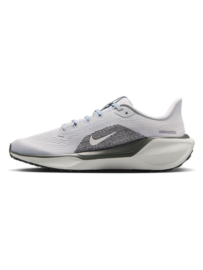 Nike White Grey Youth Air Zoom Pegasus 41 Running Trainers image 4