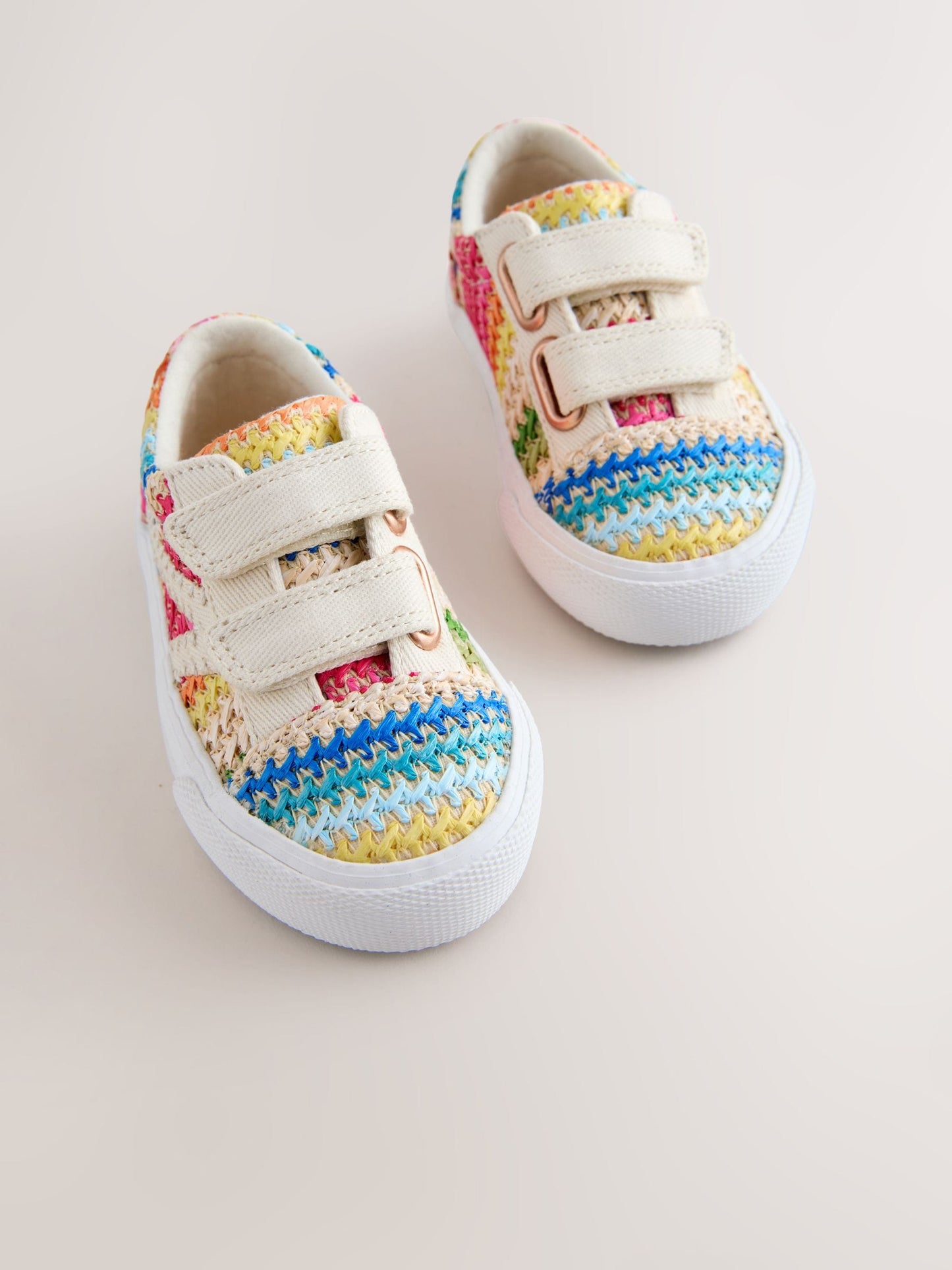 Rainbow Wide Fit (G) Touch Fastening Trainers image 3