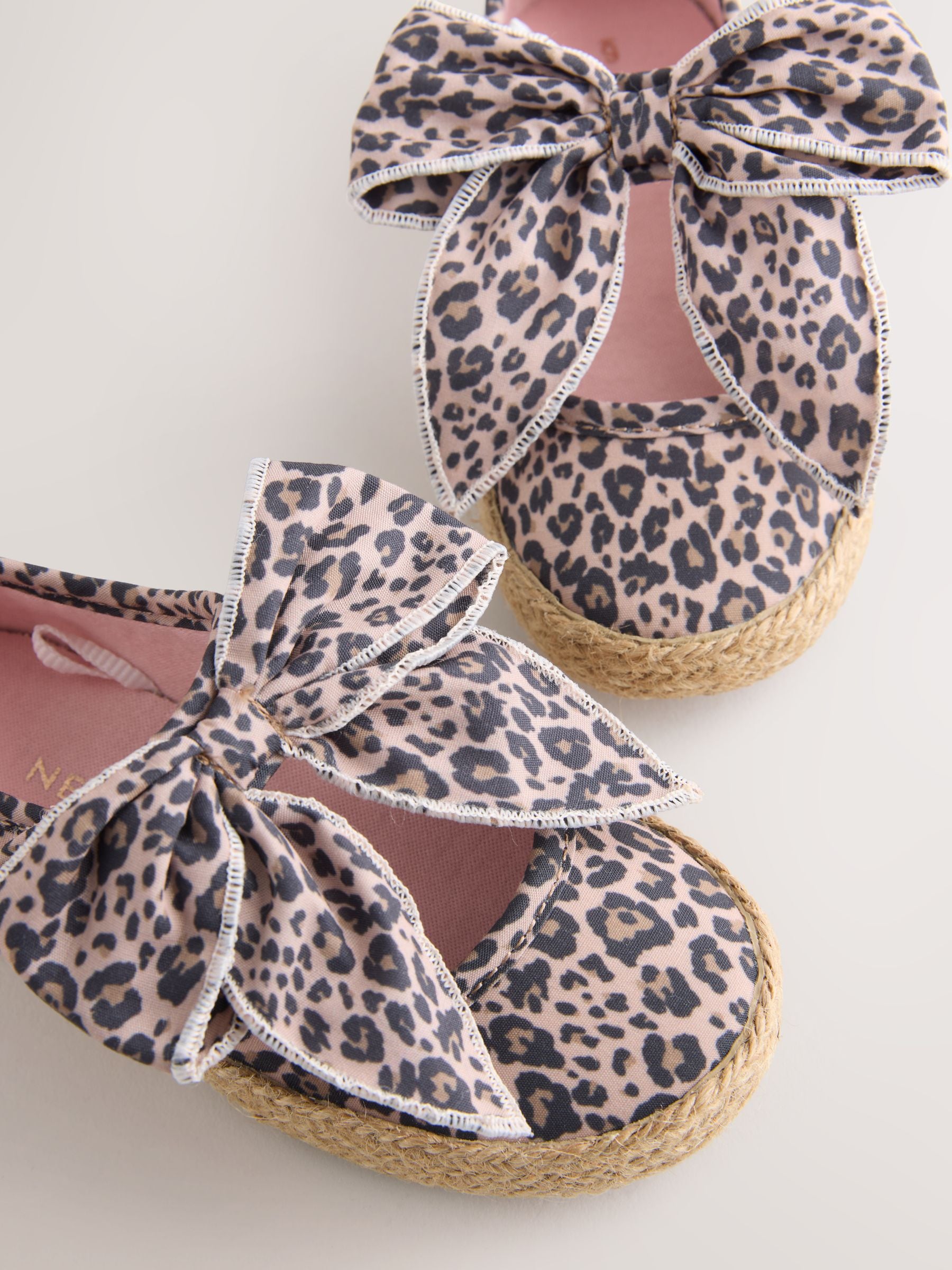 Animal Bow Espadrille Shoes image 3