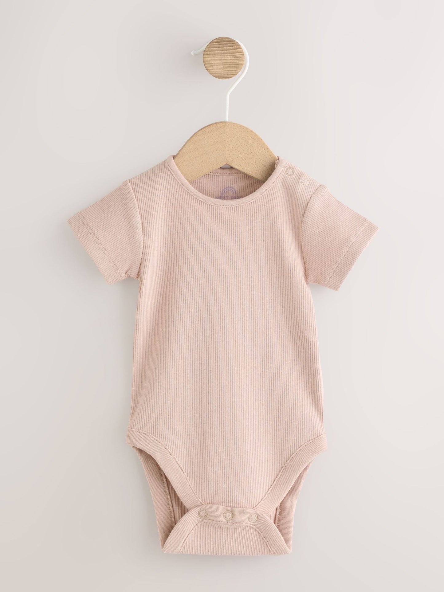 Purple Floral Baby Jersey Dungarees and Bodysuits Set 2 Piece (0mths-3yrs) image 3