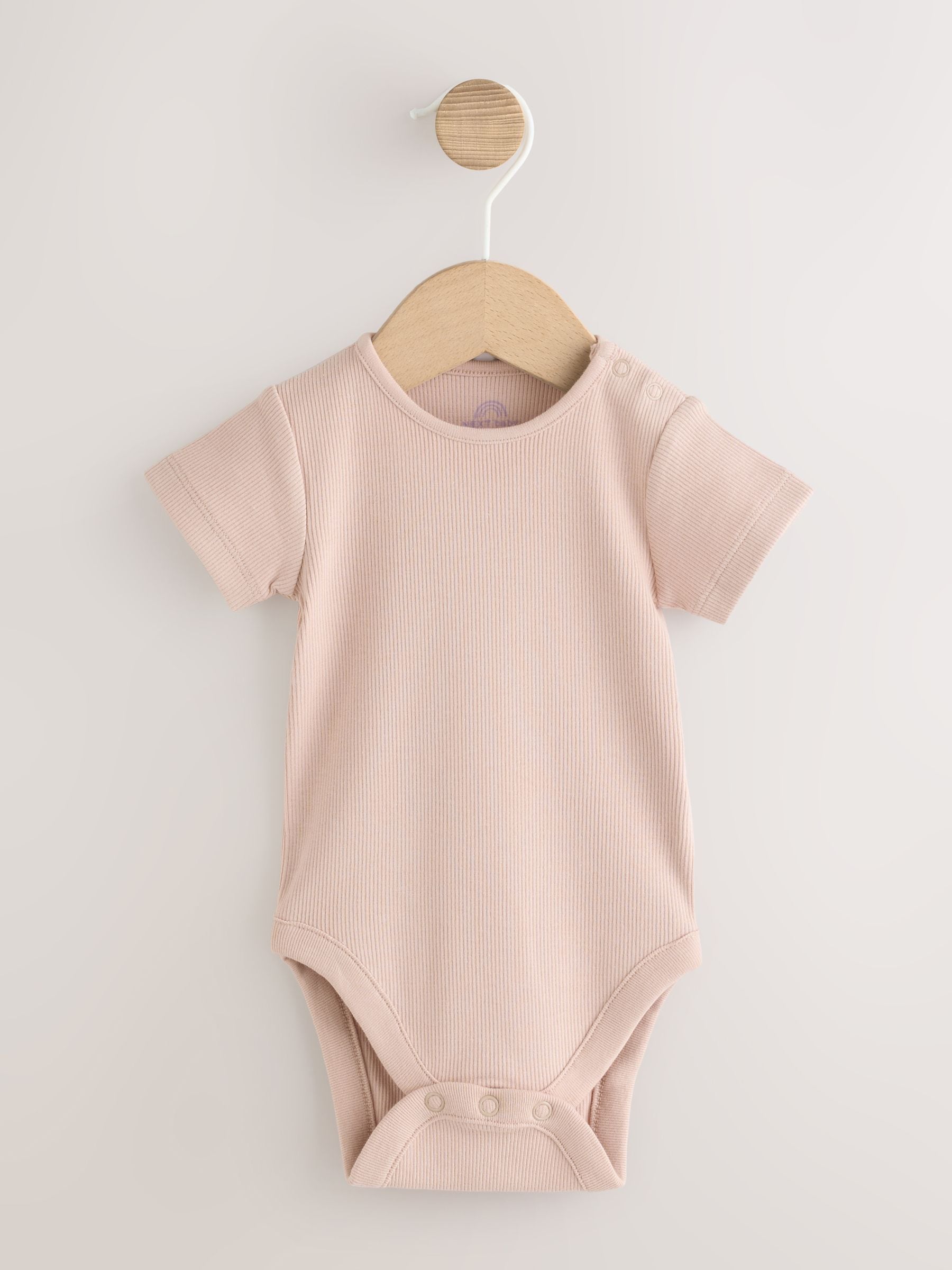 Purple Floral Baby Jersey Dungarees and Bodysuits Set 2 Piece (0mths-3yrs) image 3