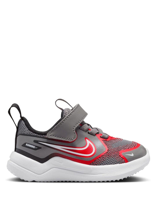 Nike Grey Red Infant Cosmic Running Trainers image 1