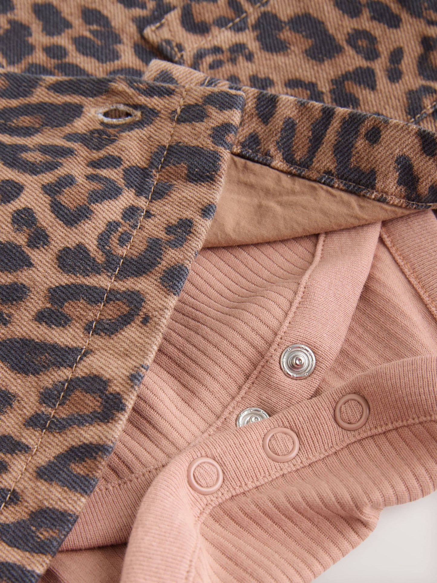 Leopard Print Pinafore Long Sleeve Bodysuit & Tights 3 Piece Set (0mths-2yrs) image 6