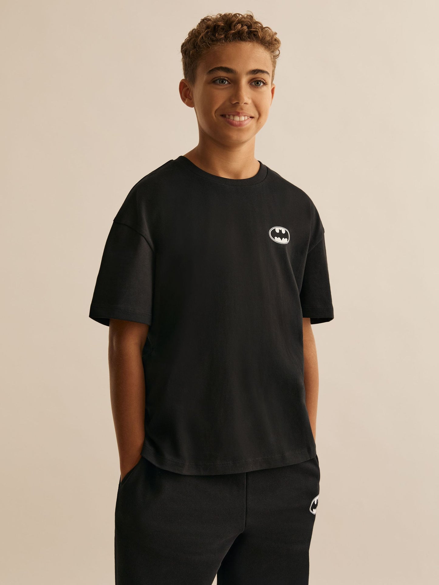 Dsiney Kidz - Reiss Black Langstrom 9-13 yrs Batman | Reiss Gotham City T-Shirt image 3