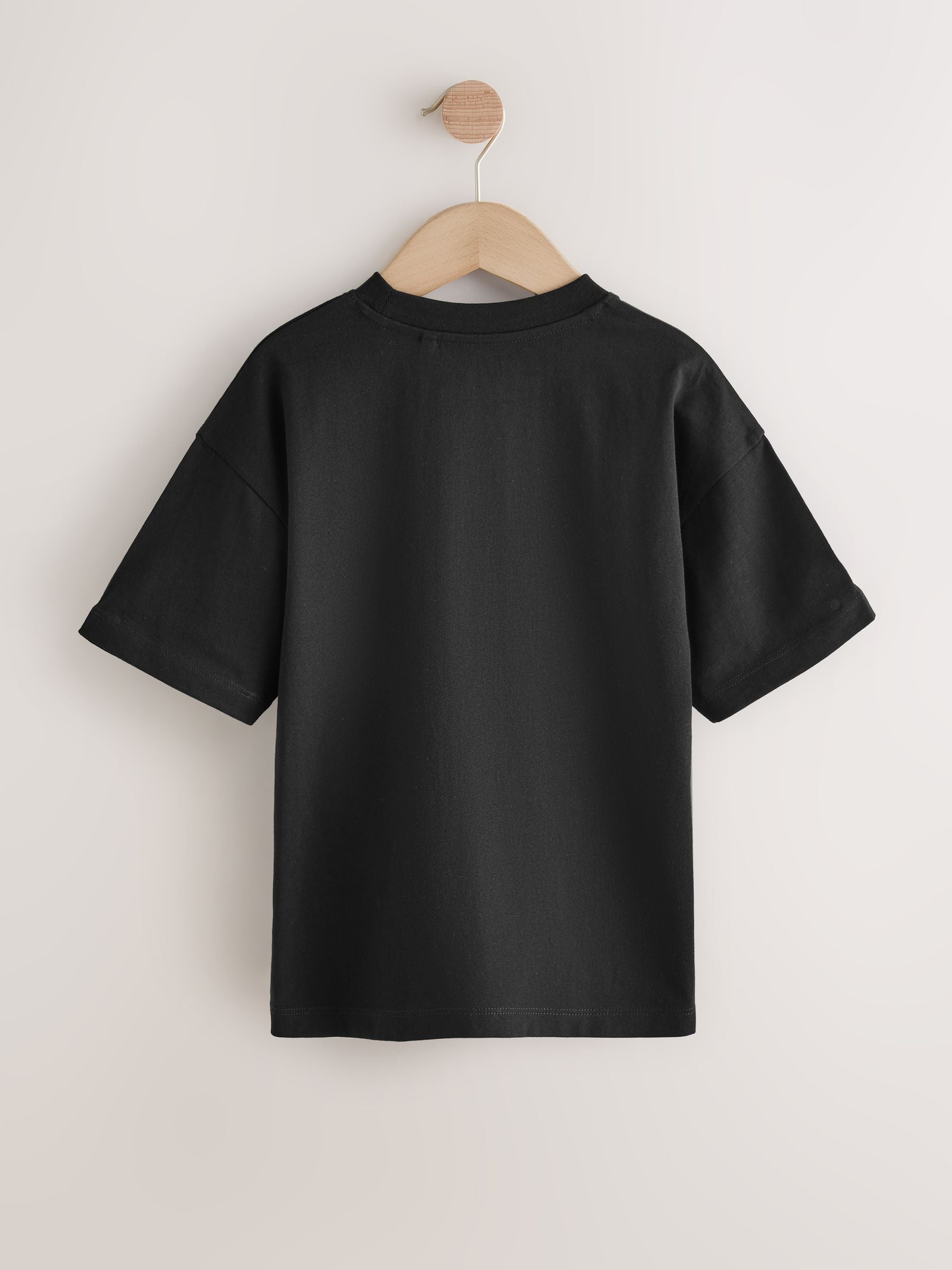 Dsiney Kidz - Black Relaxed Fit Short Sleeve T-Shirts 3 Pack (3-16yrs) image 3