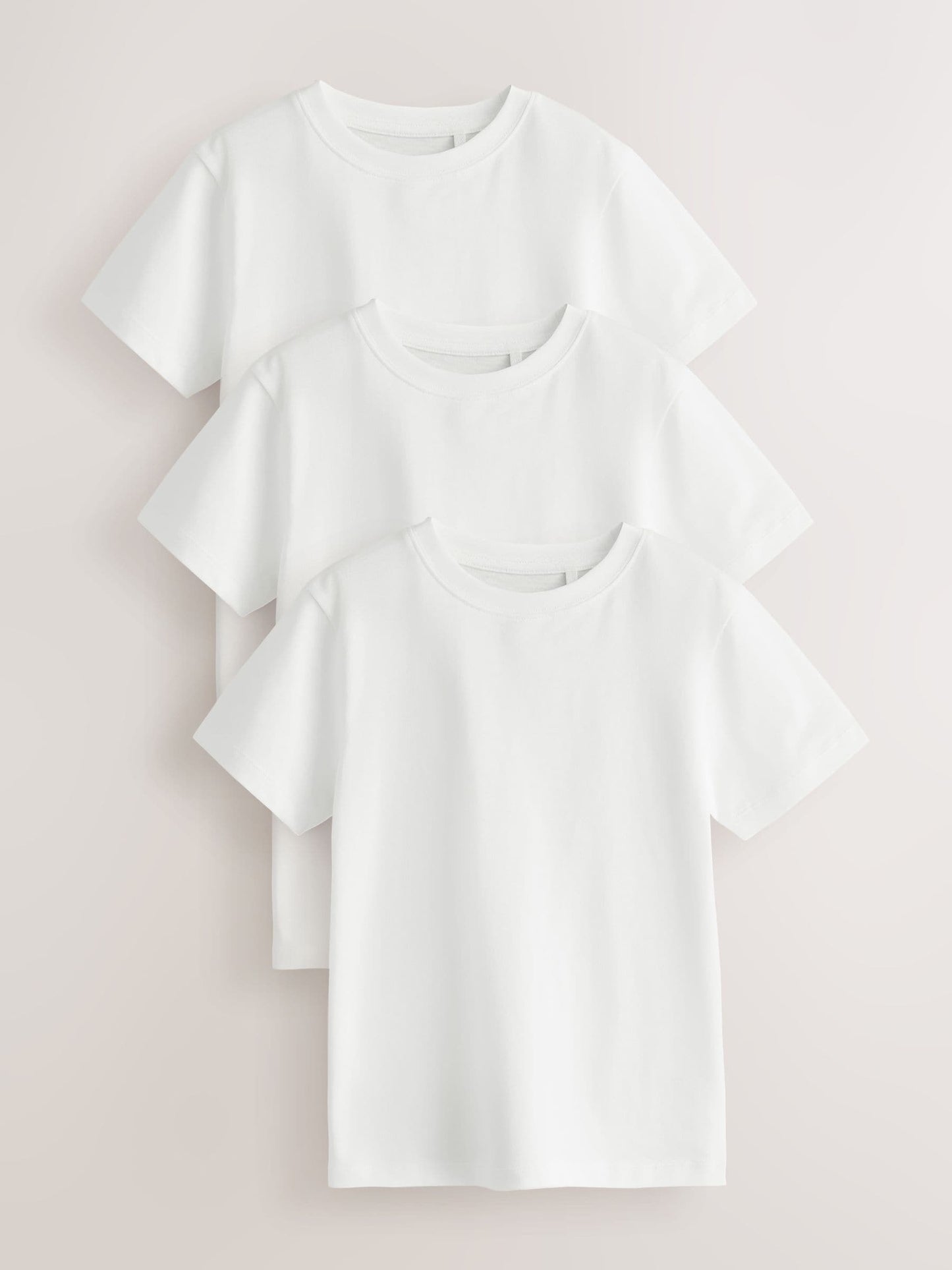 Dsiney Kidz - White Regular Fit Short Sleeve T-Shirts 3 Pack (3-16yrs) image 1